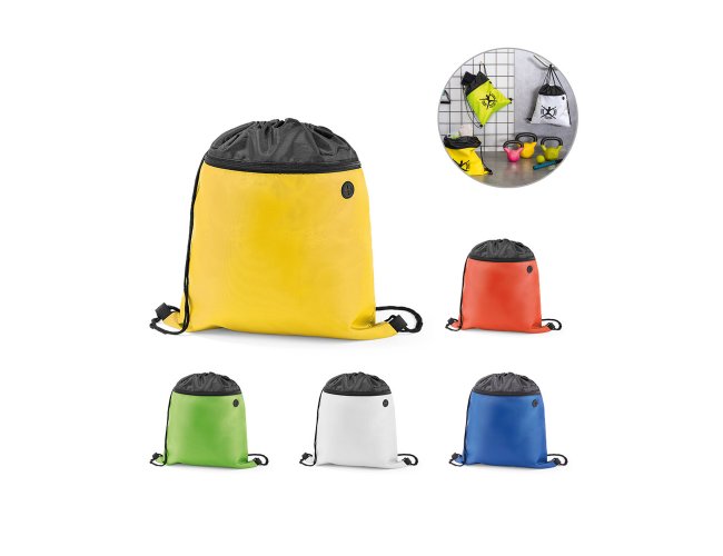 . Saco tipo mochila em 210D com bolso fronta