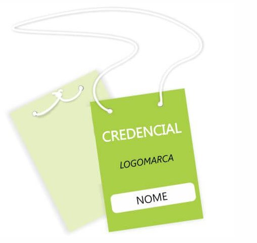 CREDENCIAL 10X15 CM - CARTO 300GR - FRENTE E VERSO