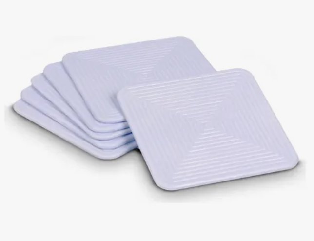 Porta Copo Bolacha De Chopp Polímero Quadrado