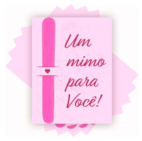 Cartão Porta Mini Lixa de Unha